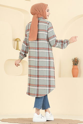 moda selvim Tunic 3070KTR750 Light Mint - Thumbnail