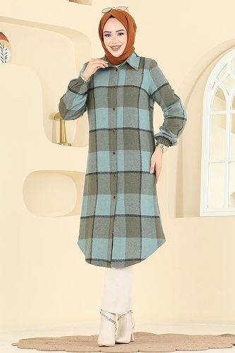 moda selvim Tunic 3070KTR750 Mint - Thumbnail