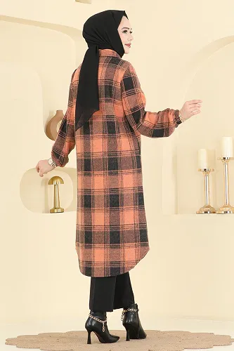 moda selvim Tunic 3074KTR750 Oranj - Thumbnail