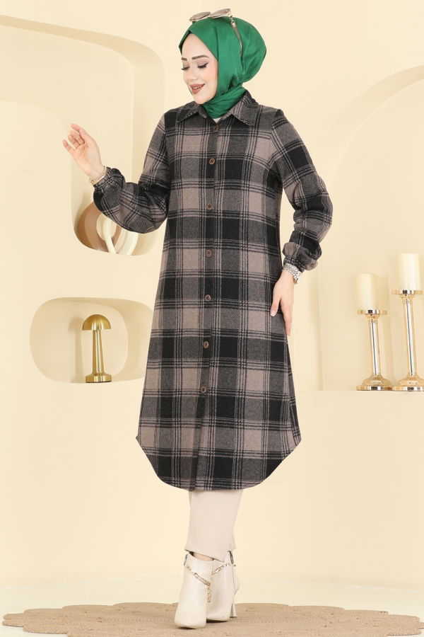 Modaselvim تونيكات بلوز بيج 3074KTR750