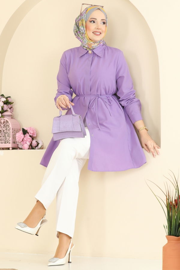 Modaselvim Tunic Tunic 3077KTR750 Lilac