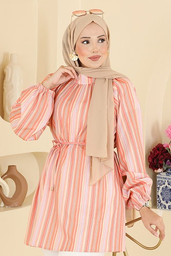 moda selvim بلوز تفاحي 3089KTR750 - Thumbnail