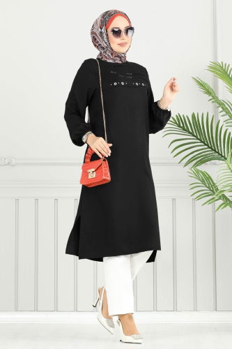 H.B.S. - Tunic 3123HBS856 Black