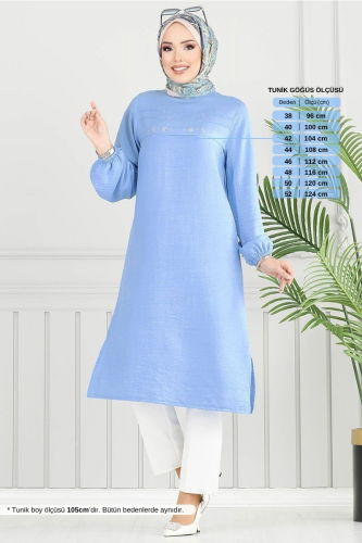 MRV H.B.S. - بلوز أزرق فاتح 3123HBS932-M