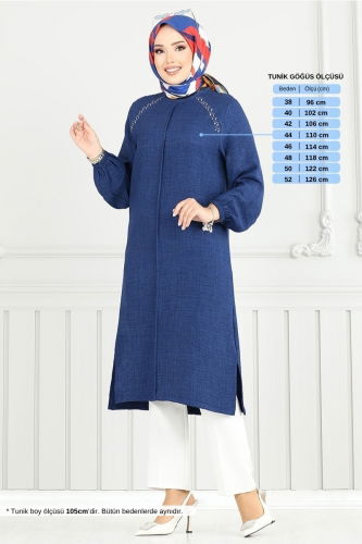 MRV H.B.S. - Tunic 3124HBS932-M Navy Blue