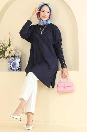 N.V.X. - Tunic 3170NVX1208 Navy Blue