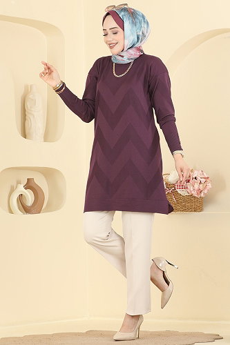 moda selvim بلوز توتي 3183NVX1208 - Thumbnail