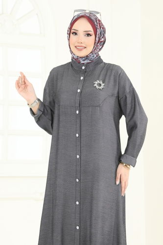 moda selvim Tunic 324HBS856 Black - Thumbnail