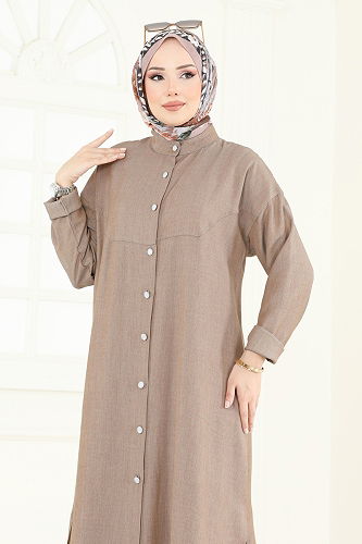 moda selvim Tunic 324HBS856 Dark Vision - Thumbnail