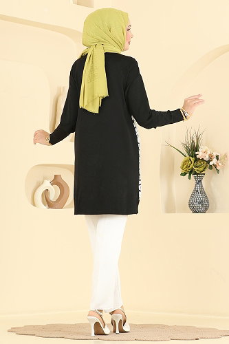 moda selvim بلوز أسود 3291NVX1208 - Thumbnail