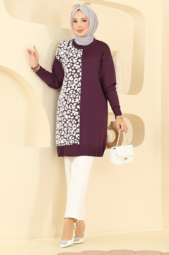 moda selvim بلوز توتي 3291NVX1208 - Thumbnail