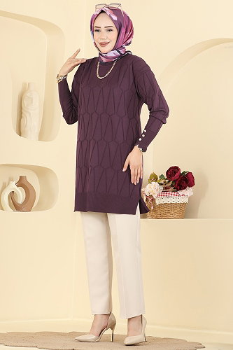 moda selvim بلوز توتي 3317NVX1208 - Thumbnail
