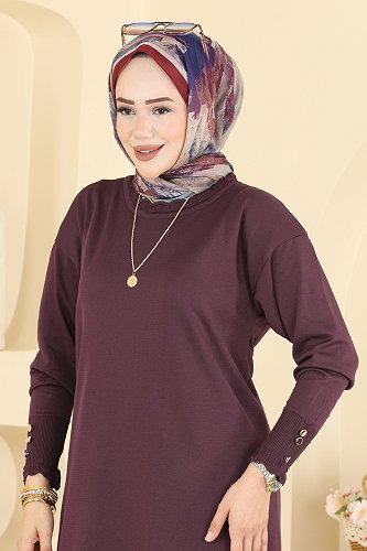 moda selvim بلوز توتي 3319NVX1208 - Thumbnail