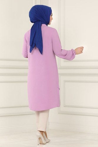moda selvim Tunic 4003BM387 light lilac - Thumbnail