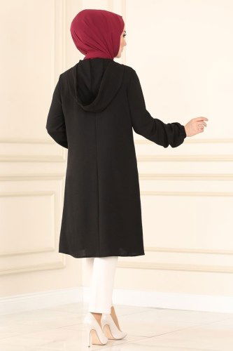 moda selvim 4005BM387 اسود - Thumbnail