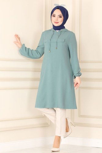 moda selvim 4005BM387 تركوازي - Thumbnail