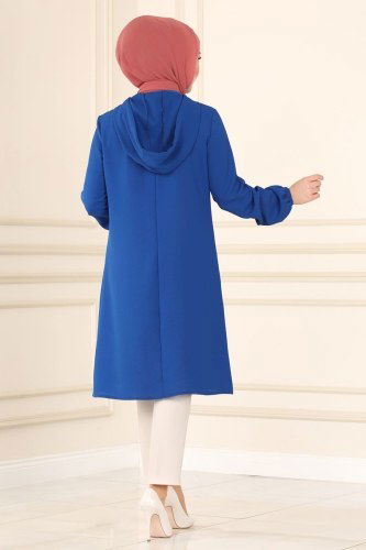 moda selvim Tunic 4005BM387 Saxon Blue - Thumbnail