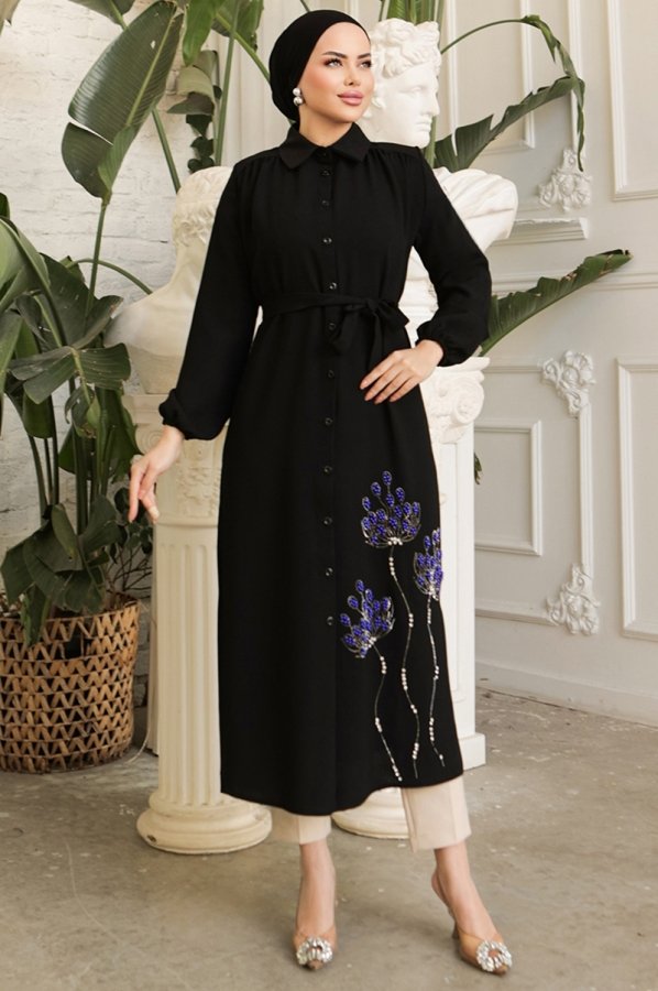 Modaselvim BIG SEASON DISCOUNT Tunic 4028YQ722 Black