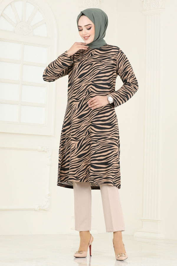 Modaselvim Tunic Tunic 4031PM271 Zebra Vision