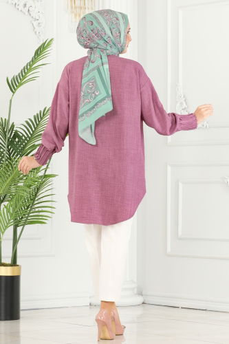 moda selvim Tunic 4033TEG847 Dried Rose - Thumbnail