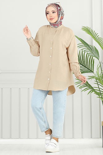 moda selvim Tunic 4033TEG847 Vision - Thumbnail