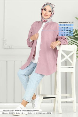MRV T.G.E. - Tunic 4033TGE913-M Light Rose Dried