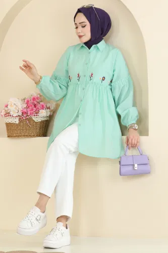 A.S.N. - Tunic 4060ASN888 Almond Green