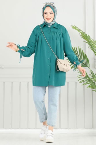 P.R.M. - Tunic 4101PM271 Petroleum