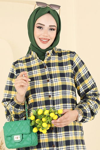 moda selvim بلوز أصفر 4123PM271 - Thumbnail