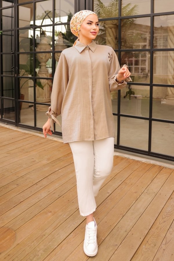 Modaselvim SUAL Tunic 4204MGZ859 Beige