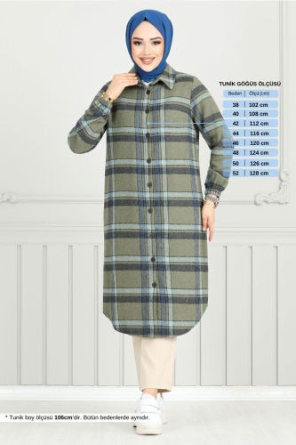 MRV K.T.R. - Tunic 4446KTR927-M Navy Blue&Khaki