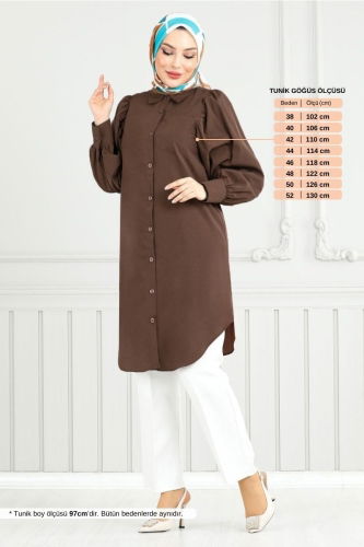MRV K.T.R. - Tunic 4447KTR927-M Brown