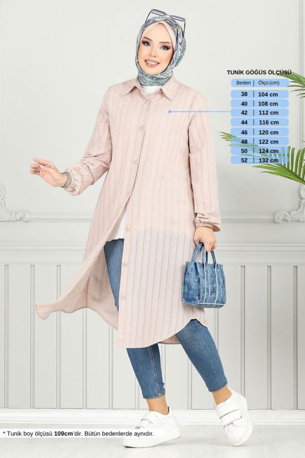 Modaselvim NET 20%+20% DISCOUNT IN THE CARD Tunic 4448KTR927-M Vision