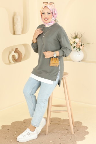N.F.C. - Tunic 4537NFC1010 Almond Green