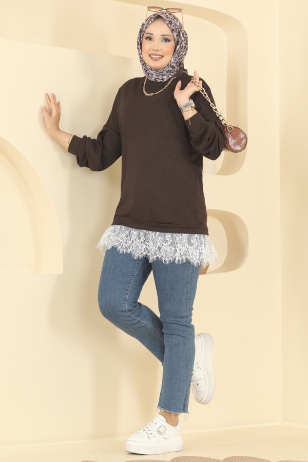 Modaselvim Tunic Tunic 4570NFC1010 Brown