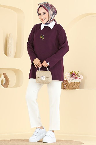 moda selvim بلوز توتي 4575NFC1010 - Thumbnail
