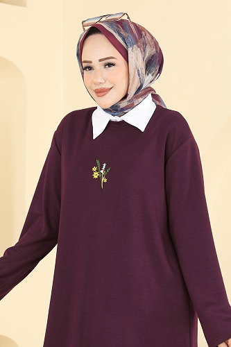 moda selvim بلوز توتي 4575NFC1010 - Thumbnail