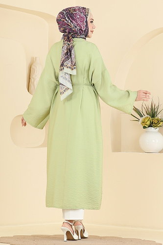 moda selvim Tunic 4796ZNK1009 Almond Green - Thumbnail