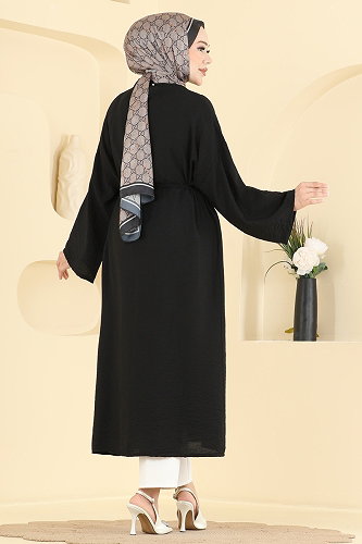 moda selvim Tunic 4796ZNK1009 Black - Thumbnail