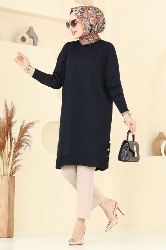 K.L.N. - Tunic 5006KLN570 Dark Navy Blue