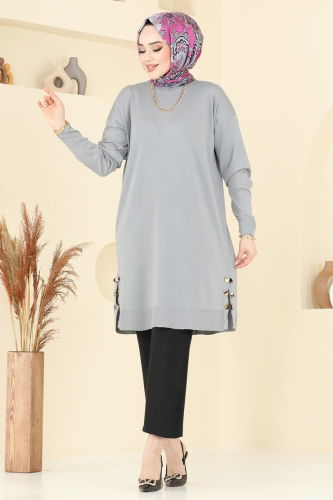 K.L.N. - Tunic 5006KLN570 Light Gray