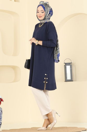 K.L.N. - Tunic 5006KLN570 Navy Blue