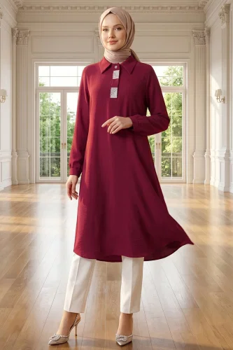 B.M.R. - Tunic 5010BM387 Burgundy