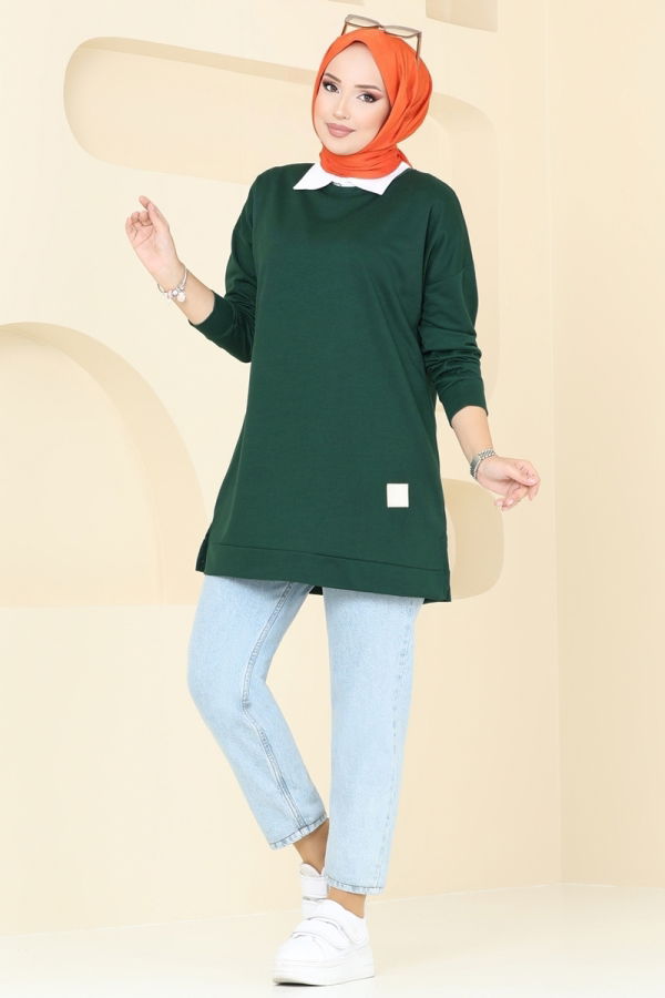 Modaselvim Tunic Tunic 5020UZ662 Emerald