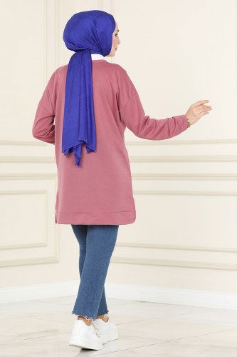 moda selvim Tunic 5020UZ662 Rose Dried - Thumbnail