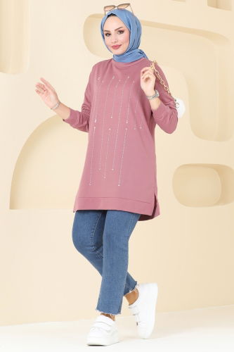 moda selvim Tunic 5029UZ662 Rose Dried - Thumbnail