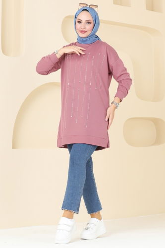 moda selvim Tunic 5029UZ662 Rose Dried - Thumbnail