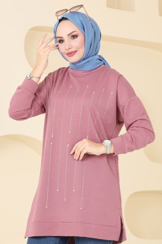 moda selvim Tunic 5029UZ662 Rose Dried - Thumbnail