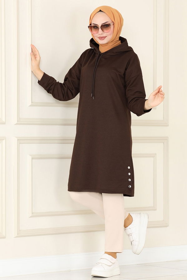 Modaselvim Tunic Tunic 5047UZ662 Bitter Brown