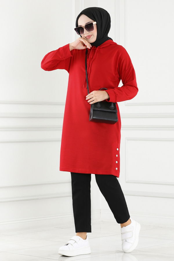 Modaselvim Tunic Tunic 5047UZ662 Red